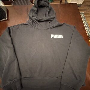 Puma Black Hoodie Sweatshirt
